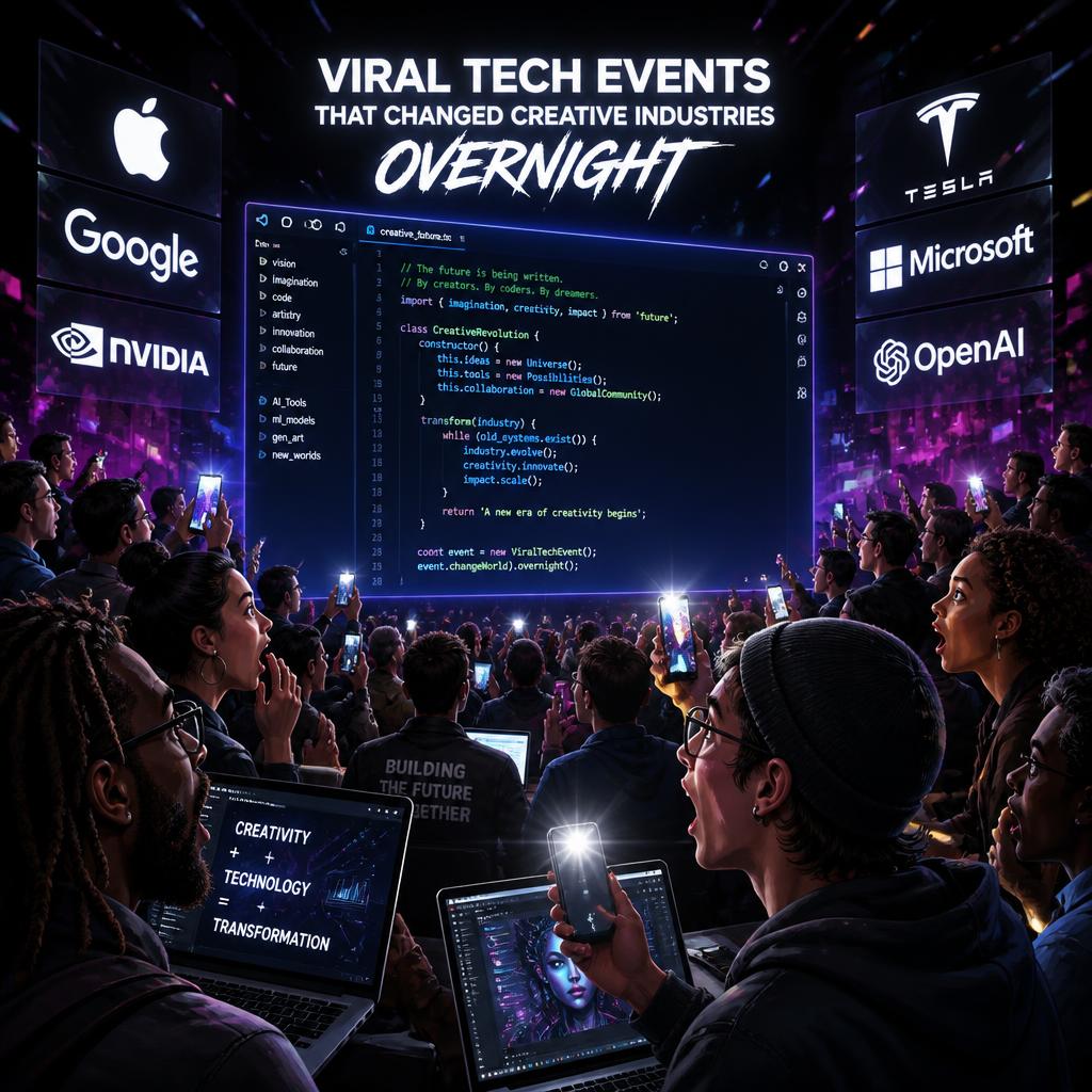 Viral Tech Events That Changed Creative Industries Overnight