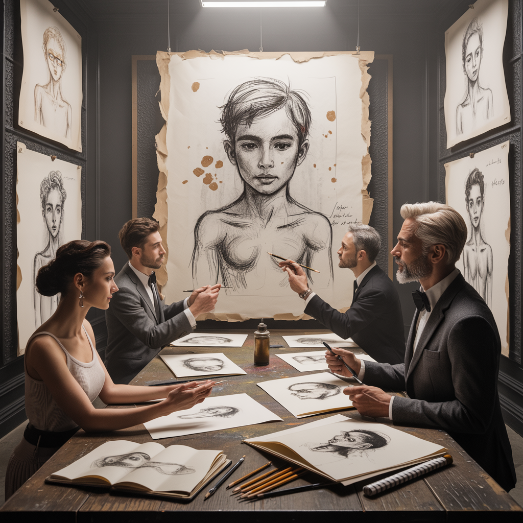 Why Art Collectors Pay Premium Prices for Raw Sketches