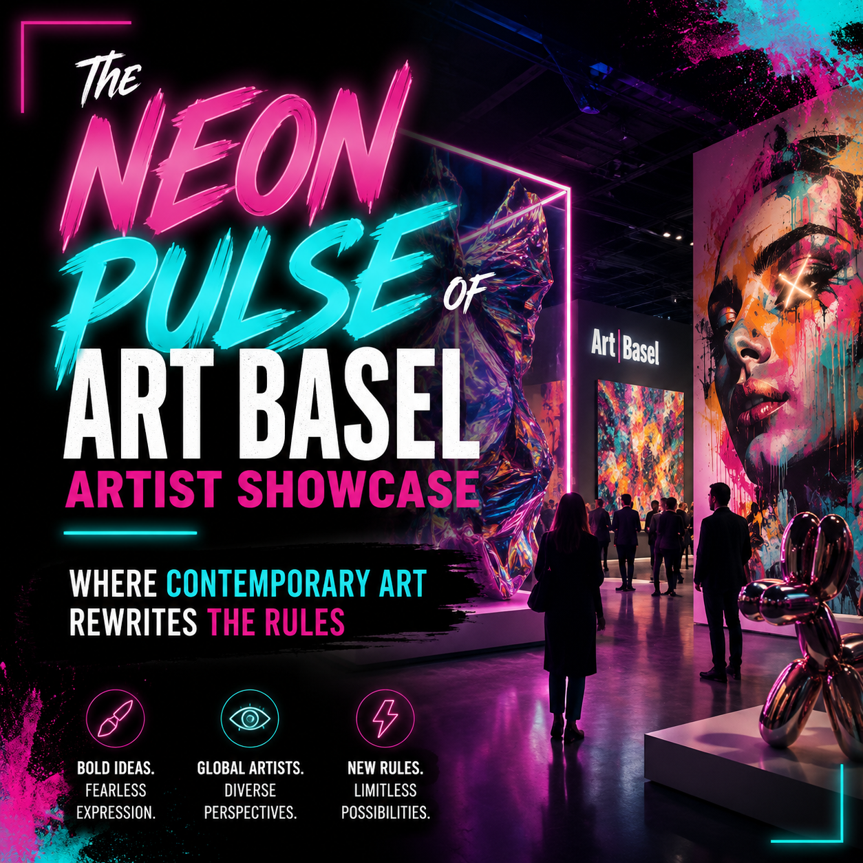 The Neon Pulse of Art Basel Artist Showcase: Where Contemporary Art Rewrites the Rules