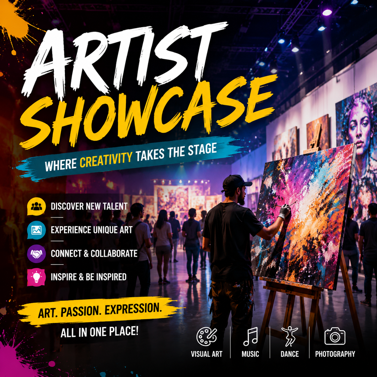Artist Showcase Chaos: When Talent Meets Stage, Lights & Drama